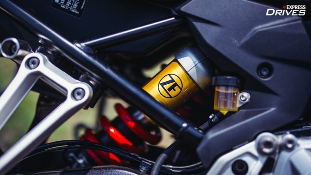 2022 BMW F 850 GS rear suspension