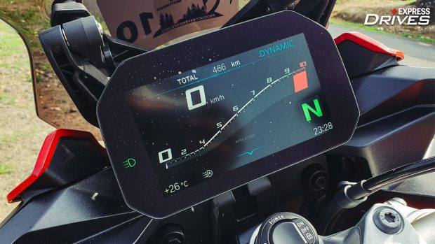 2022 BMW F 900 XR display