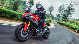 2022 BMW F 900 XR riding 1