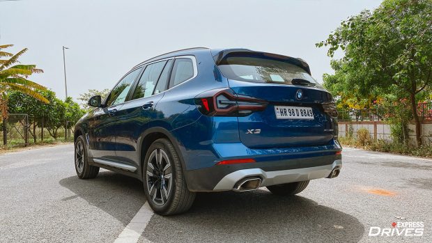 2022 BMW X3 diesel rear