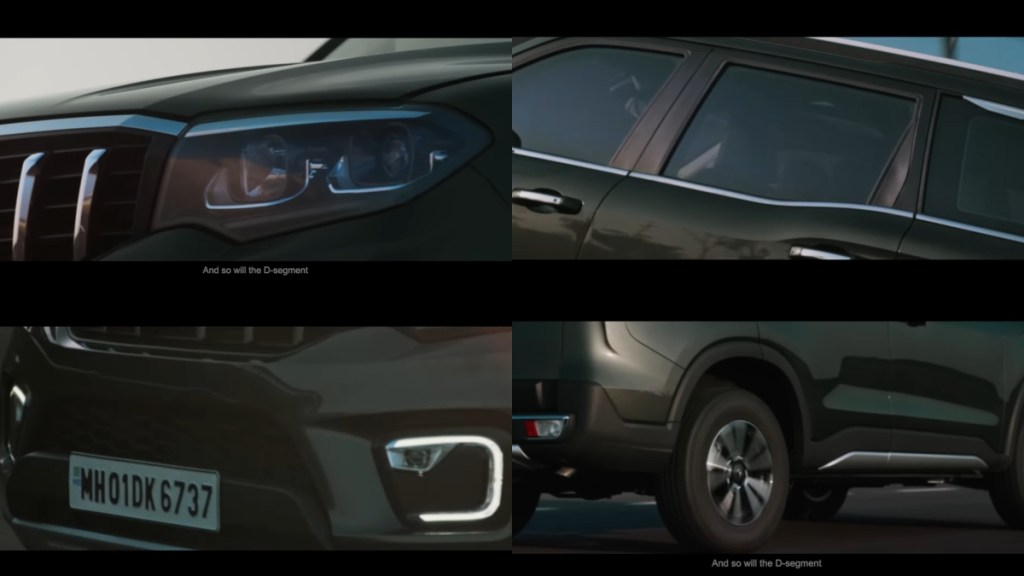 2022 Mahindra Scorpio teased again: Reveals design cues and new details