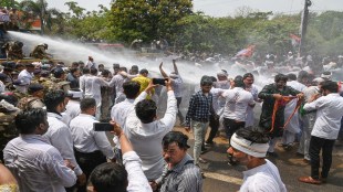 Youth Congress protest in Bhopal