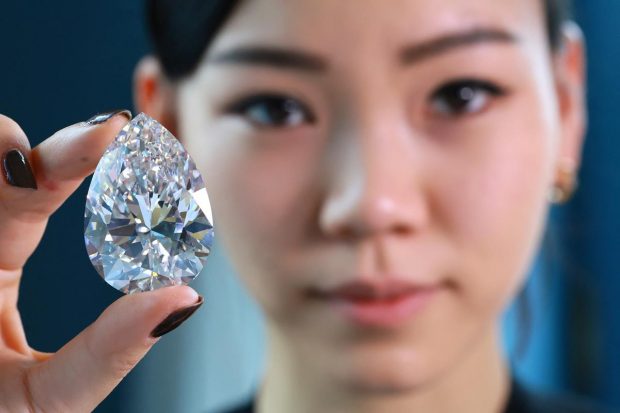 Diamond prices have been buoyed by sanctions on major producer Russia as well as the return of VIP events as pandemic restrictions unwind. (Reuters Photo)