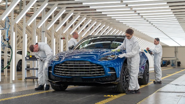 Aston Martin DBX707 first customer car