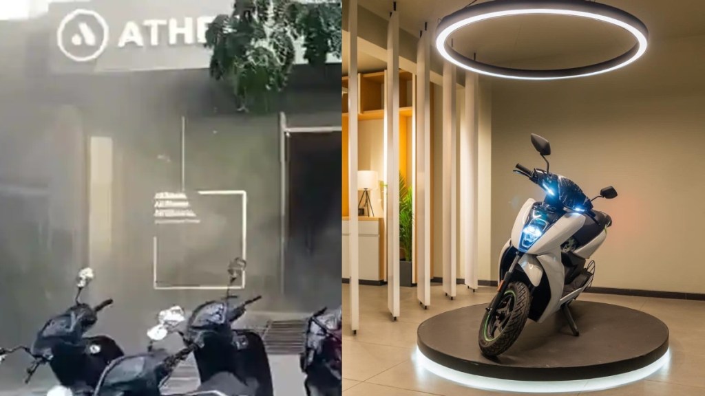 Fire breaks out at Ather’s Chennai dealership: Here’s how the company responded