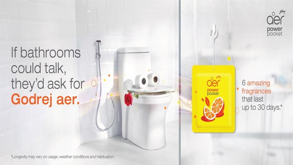 The new ad film emphasises features of Godrej aer power pocket with the help of VFX