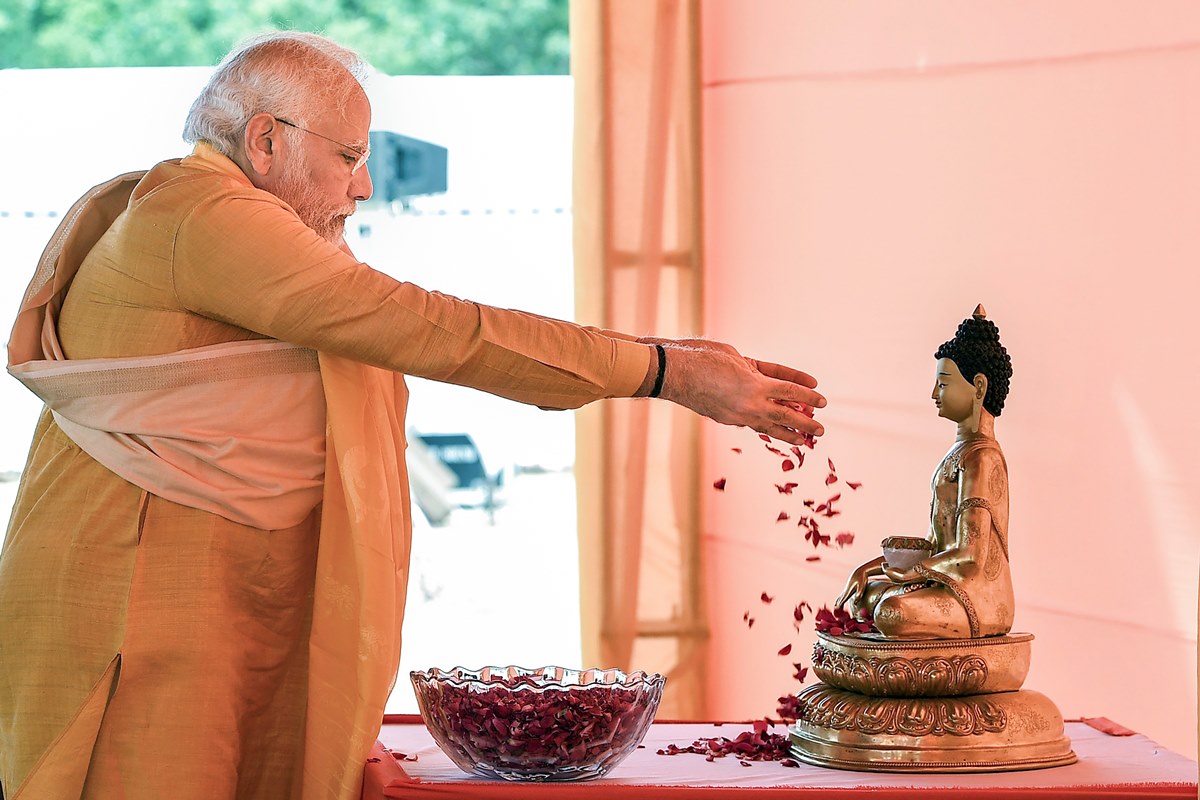 Gautam Buddha Lumbini Prime Minister Narendra Modi at India International Centre for Buddhist Culture