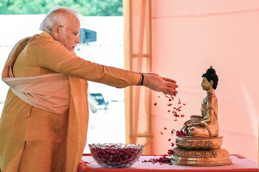Gautam Buddha Lumbini Prime Minister Narendra Modi at India International Centre for Buddhist Culture