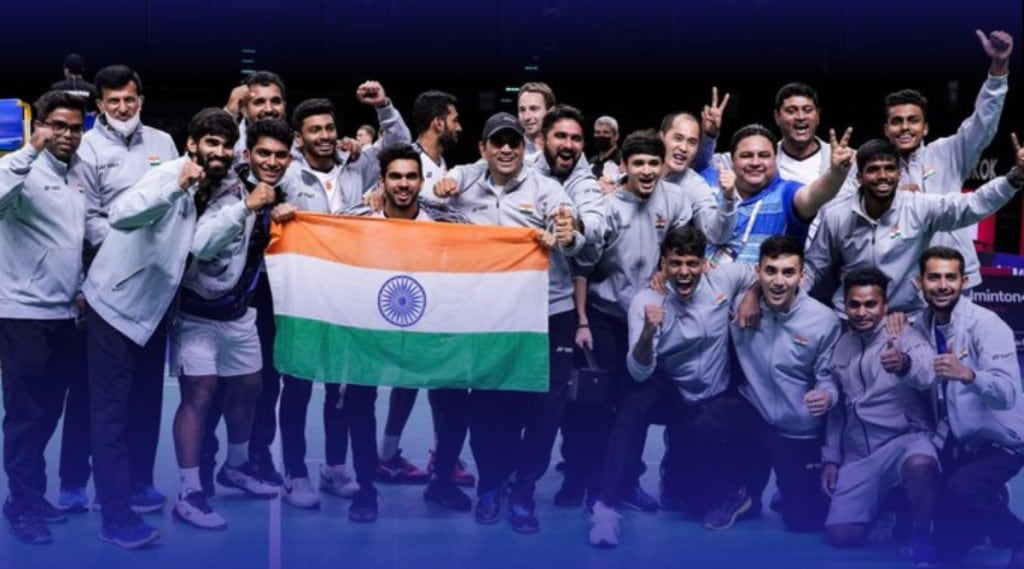 Thomas Cup, Thomas and Uber Cup, Thomas Cup 2022, India wins Thomas Cup, Lashya Sen, Kidambi Srikanth, Satwiksairaj Rankireddy, Chirag Shetty, Thailand, Bangkok, Indonesia Thomas Cup, Thomas and Uber Cup, Thomas Cup 2022, India wins Thomas Cup, Lashya Sen, Kidambi Srikanth, Satwiksairaj Rankireddy, Chirag Shetty, Thailand, Bangkok, Indonesia