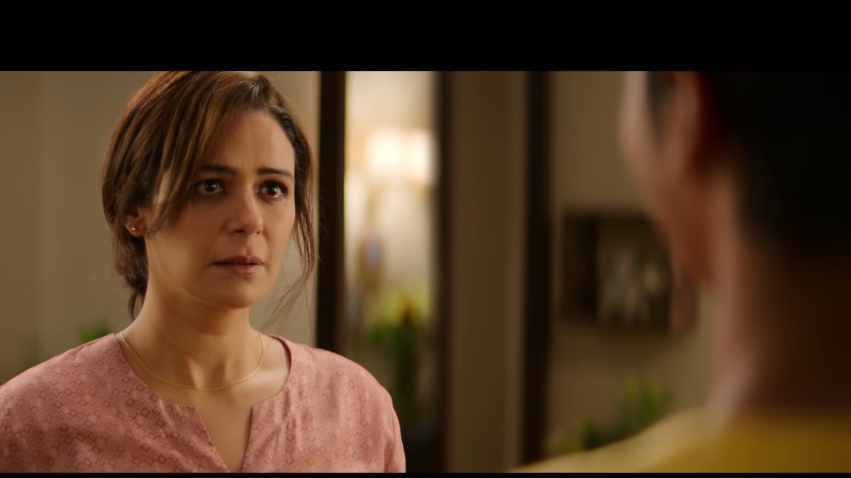 In the film, the actress plays the role of a mother to a son who is shown preparing for his examination till late in the night