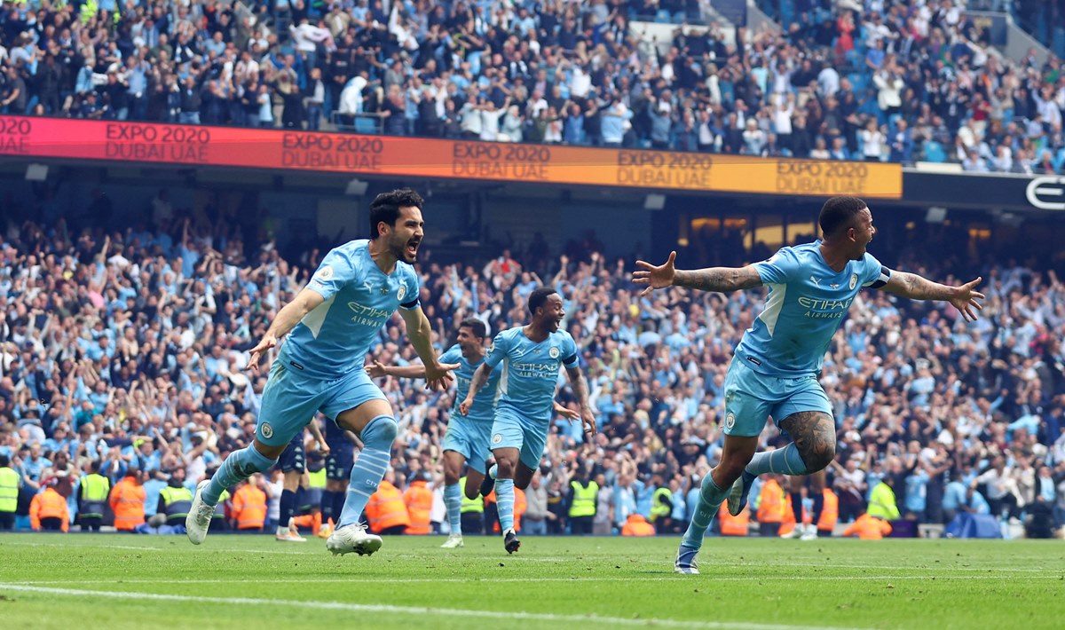 Manchester City win fourth English Premier League EPL title Ilkay Gundogan
