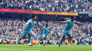 Manchester City win fourth English Premier League EPL title Ilkay Gundogan