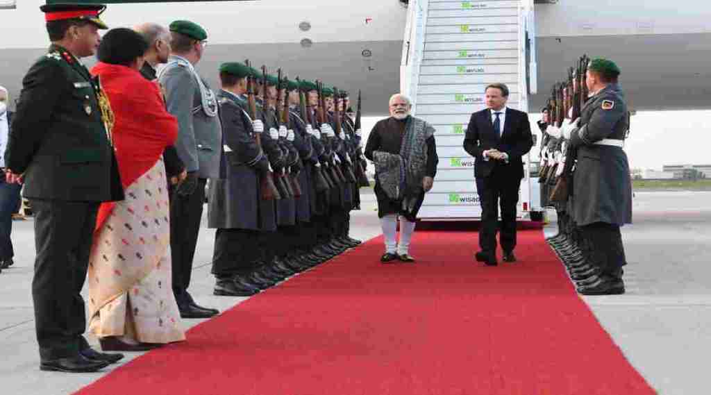 Modi and Olaf will co-chair the 6th India-Germany Inter-Governmental Consultations (Image Courtesy: Twitter)