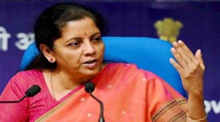 Union finance minister Nirmala Sitharaman