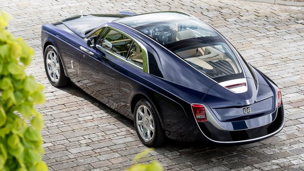 5) Rolls-Royce Sweptail ($12.8 million)The Sweptail gets its name from its distinct rear design. The right and left edge of the roof smoothly trails lower and mergers together at the boot. Another unique detail on the outside is the beautiful twin-glass panel that gives onlookers a good look at the immaculate interior. The entire exterior design harkens back to the Rolls-Royce cars of 1920s and 1930s. Revealed at Concorso d'Eleganza Villa d'Este in 2017, it was the most expensive car in the world for a few years. It came with a 6.5-litre V12 engine mated to an 8-speed ZF automatic gearbox and made 453bhp.