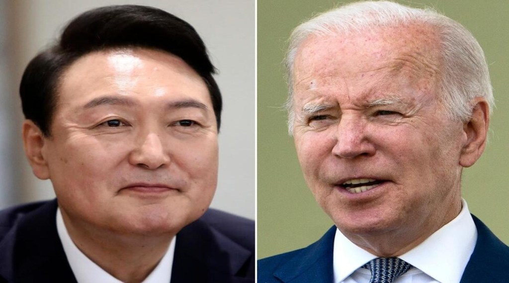 US and south korean leaders