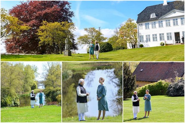 Prime Minister Narendra Modi on Tuesday met his Danish counterpart Mette Frederiksen and the two leaders discussed a wide range of issues of mutual interest to boost the bilateral relationship. Modi arrived in Copenhagen from Germany. Prime Minister Narendra Modi met his Danish counterpart Mette Frederiksen at her scenic 18th century official residence Marienborg which is perched upon a hilltop and surrounded by meadows, woods and lakes.
