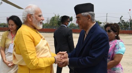 modi in nepal