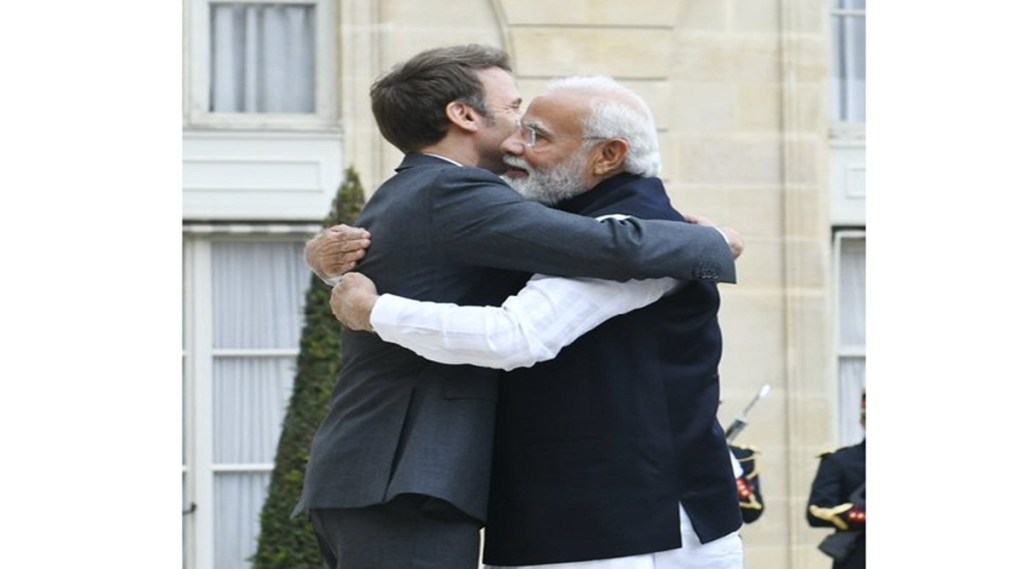 modi macron meet modi macron meet