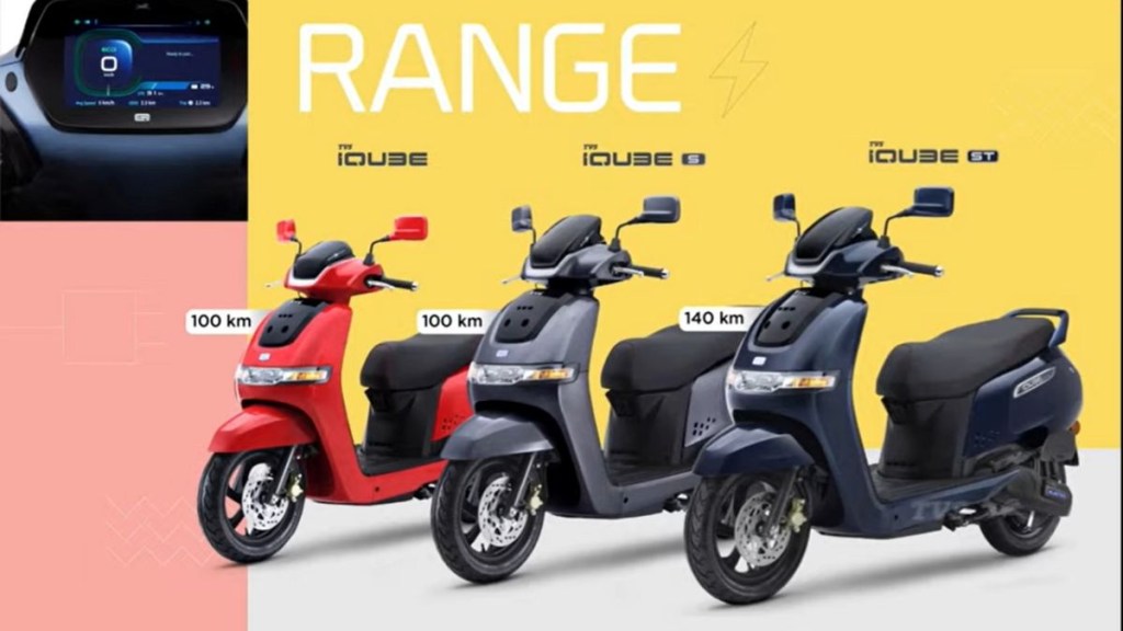 2022 tvs iqube electric scooter