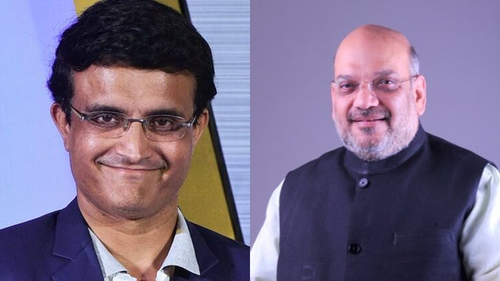 Sourav Ganguly and Amit Shah Sourav Ganguly and Amit Shah