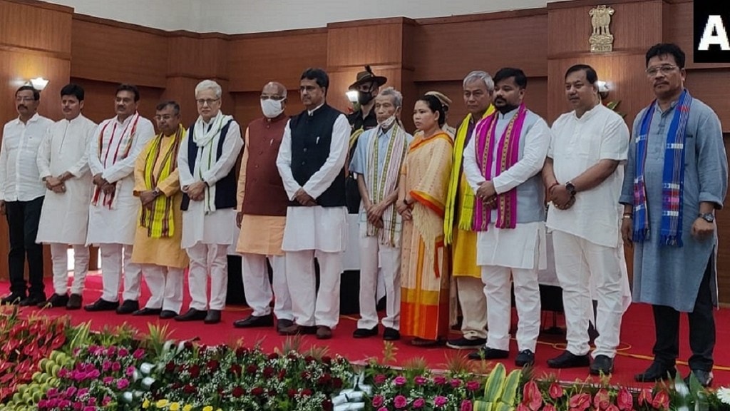Most cabinet portfolios were retained similar to the Biplab Deb administration, except a few tweaks to accommodate the two new ministers – Rampada Jamatia and Prem Kumar Reang. Most cabinet portfolios were retained similar to the Biplab Deb administration, except a few tweaks to accommodate the two new ministers – Rampada Jamatia and Prem Kumar Reang.