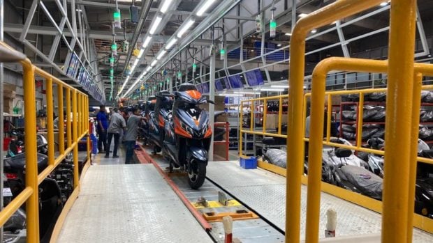 joy e bike manufacturing line