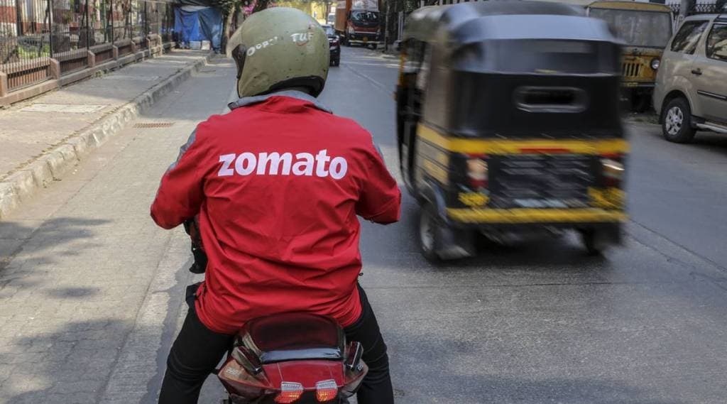 The company had posted a consolidated net loss of Rs 134.2 crore in the same period of the previous fiscal, Zomato said in a regulatory filing.