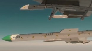 The missile is reported to have an operational range of more than 100 km, based on the launch parameters from the fighter jet.