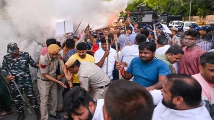 Protests against the Agnipath scheme continued in many parts of Haryana.
