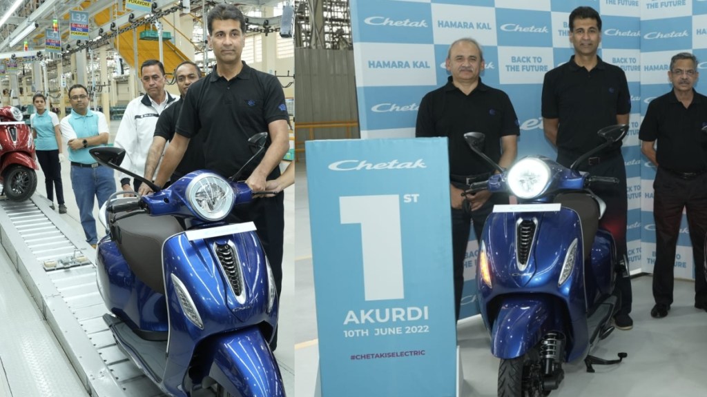 Bajaj inaugurates new EV manufacturing plant in Akurdi: Rolls out Chetak