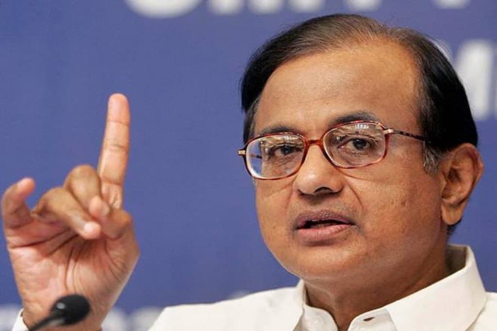 "I think each one of the key players has a different goalpost: PM, FM, FS and CEA.” Chidambaram said (Reuters Image)