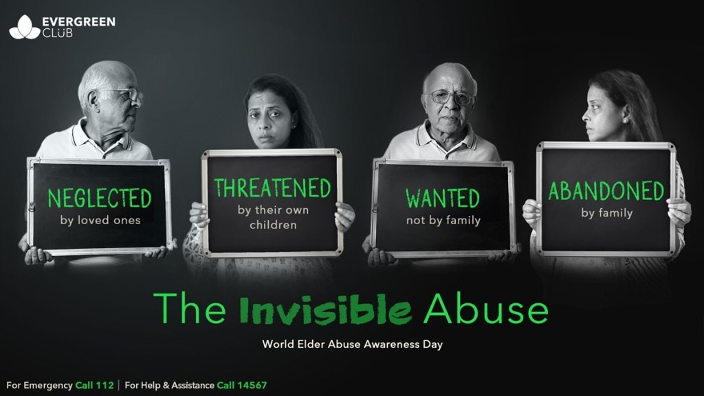 On the occasion of World Elder Abuse Awareness Day, the campaign talks about the neglected issue of mental sufferings in the lives of the elderly.