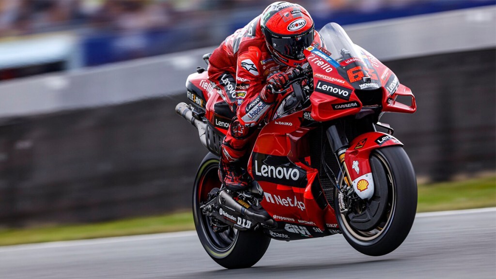 Francesco Bagnaia wins at Assen
