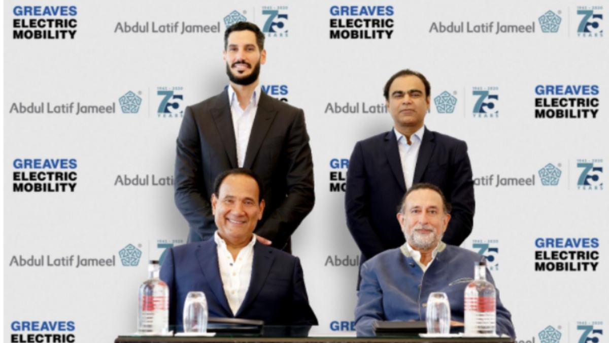 Abdul Latif Jameel to invest Rs 1,700 crore in Greaves Electric Mobility Abdul Latif Jameel to invest Rs 1,700 crore in Greaves Electric Mobility