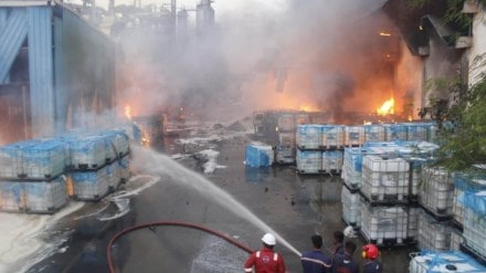 Gujarat: Fire at Vadodara chemical factory after blast; seven hospitalised, 700 shifted to safety Gujarat: Fire at Vadodara chemical factory after blast; seven hospitalised, 700 shifted to safety