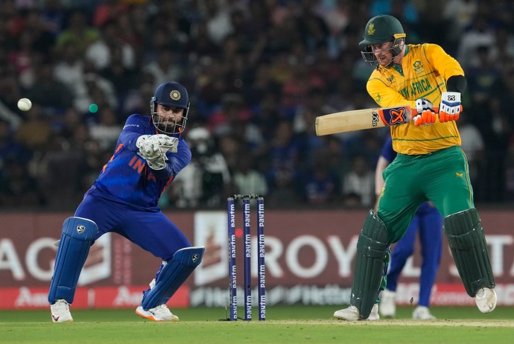 Heinrich Klaasen Twenty20 cricket match between India and South Africa in Cuttack