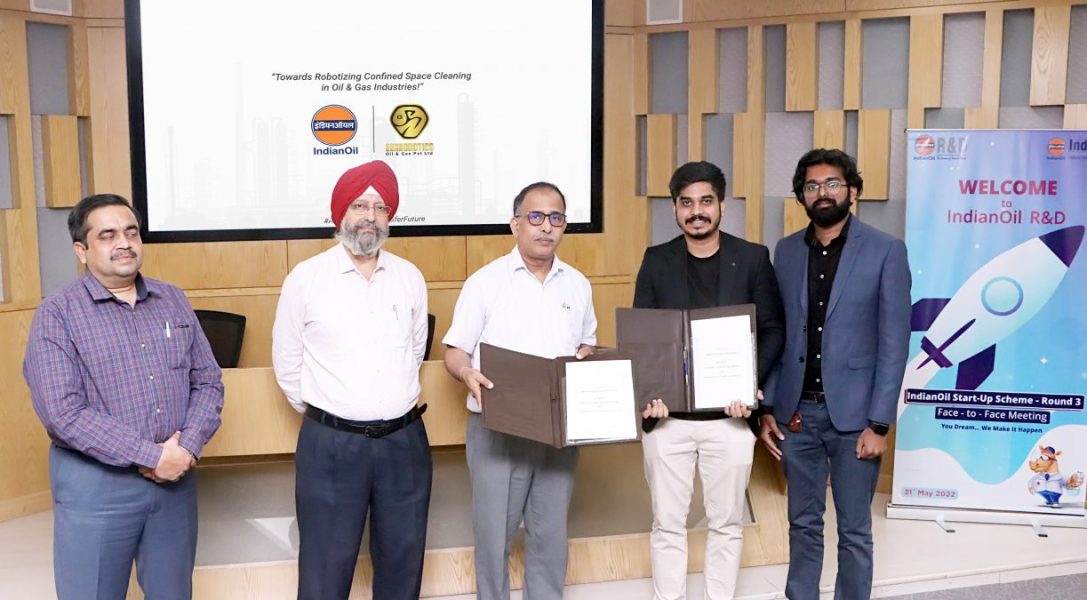 IOCL partners Genrobotics to develop robots for cleaning confined spaces in the Oil and Gas industry IOCL partners Genrobotics to develop robots for cleaning confined spaces in the Oil and Gas industry