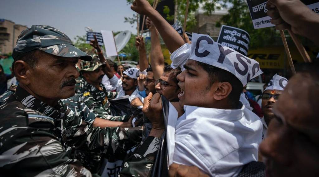 Soon after violent protests against the scheme broke out across the country, the Centre relaxed the upper age limit and extended it to 23 for this year. (AP)