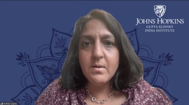 Dr. Amita Gupta, Johns Hopkins University, Johns Hopkins India Institute, Gupta Klinsky India Institute, Public health,