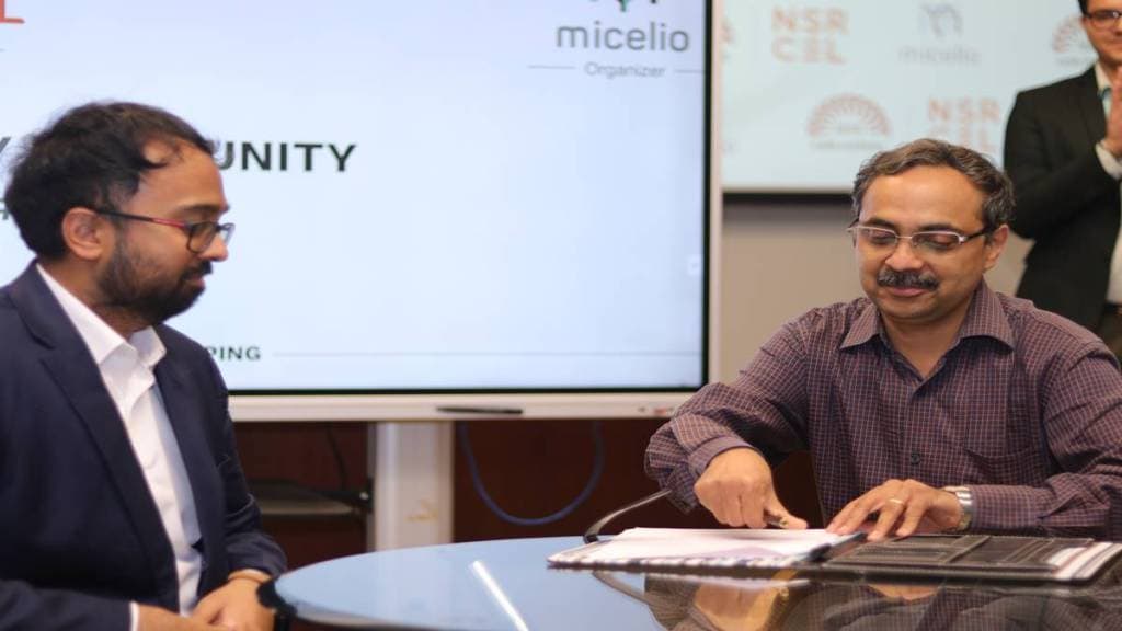 The MoU was signed between Shreyas Shibulal, founder and director, Micelio, and Anand Sri Ganesh, COO, NSRCEL- IIM Bengaluru