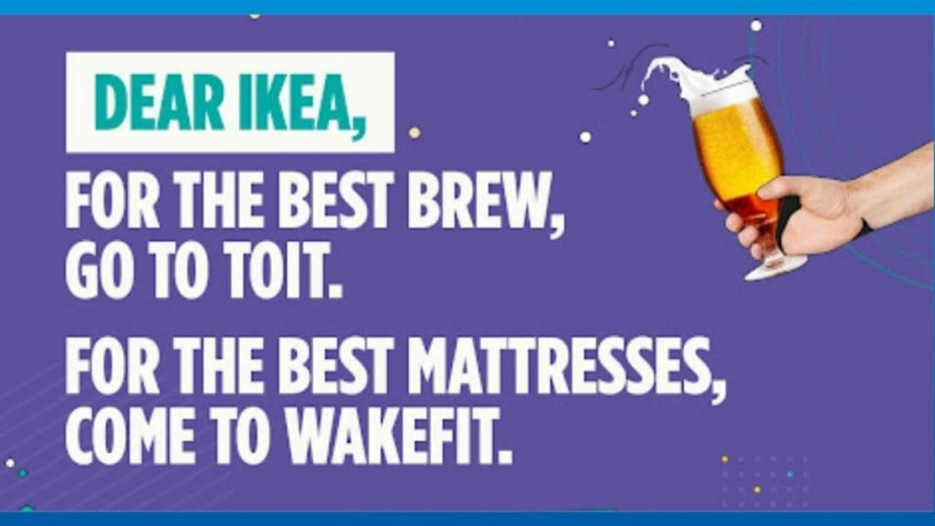 Such banter is not unknown to the world of advertising.