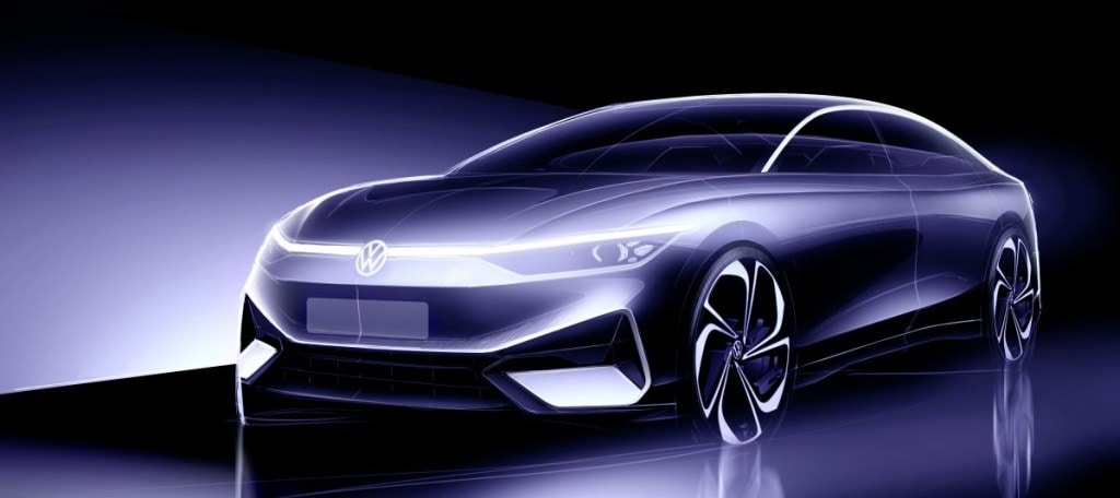 Volkswagen teases electric ID. AERO sedan for China