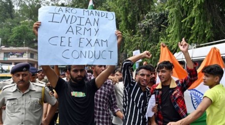 agnipath scheme protest in india