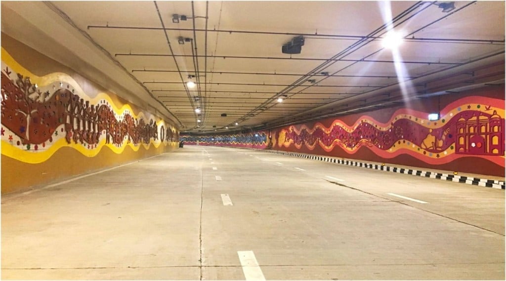 delhi pragati maidan tunnel pic