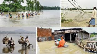 assam floods, assam floods situation, floods, assam, brahmaputra, ndrf, sdrf