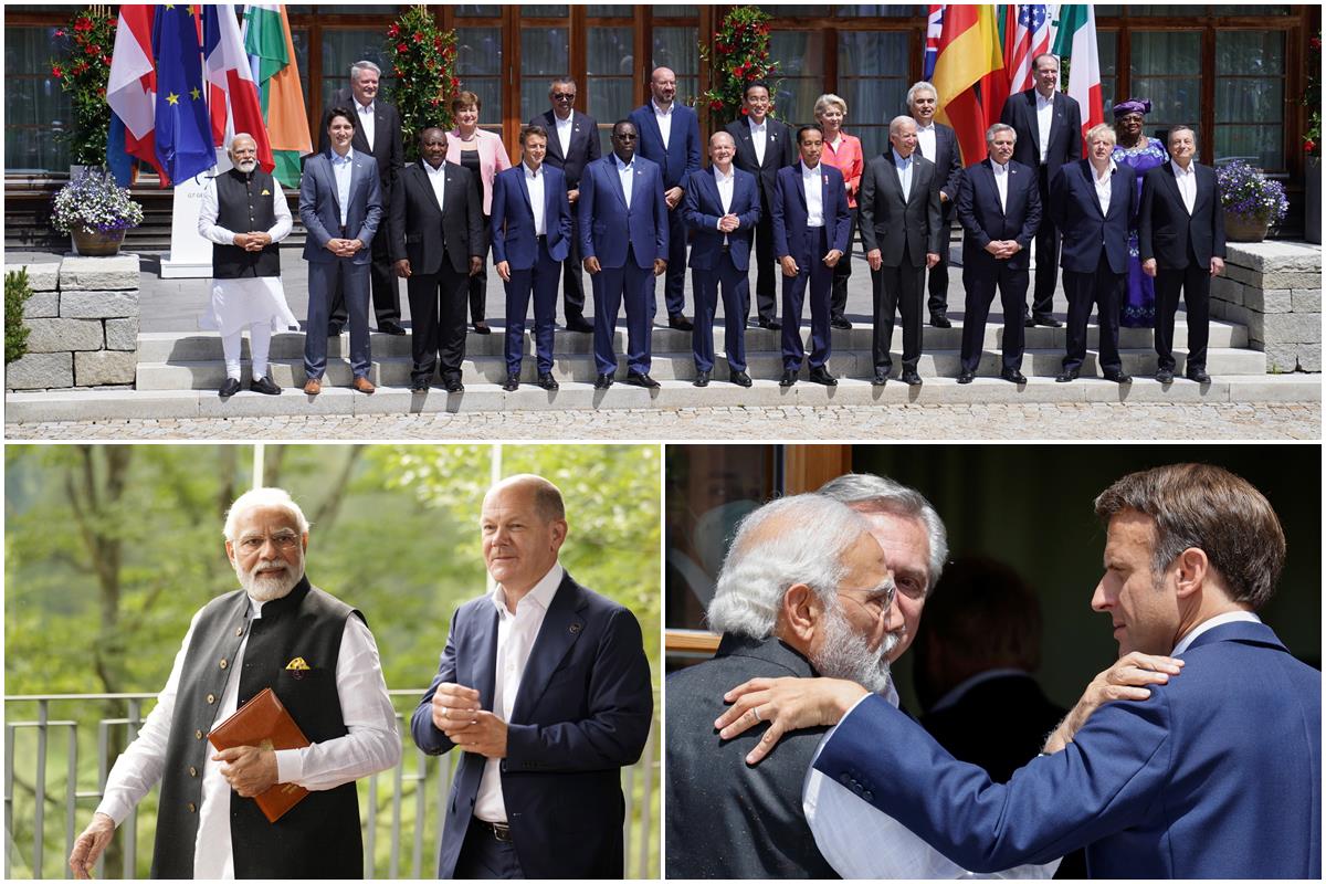 G7 Summit, modi in germany, modi in g7 summit, pm modi, modi photos