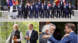 G7 Summit, modi in germany, modi in g7 summit, pm modi, modi photos