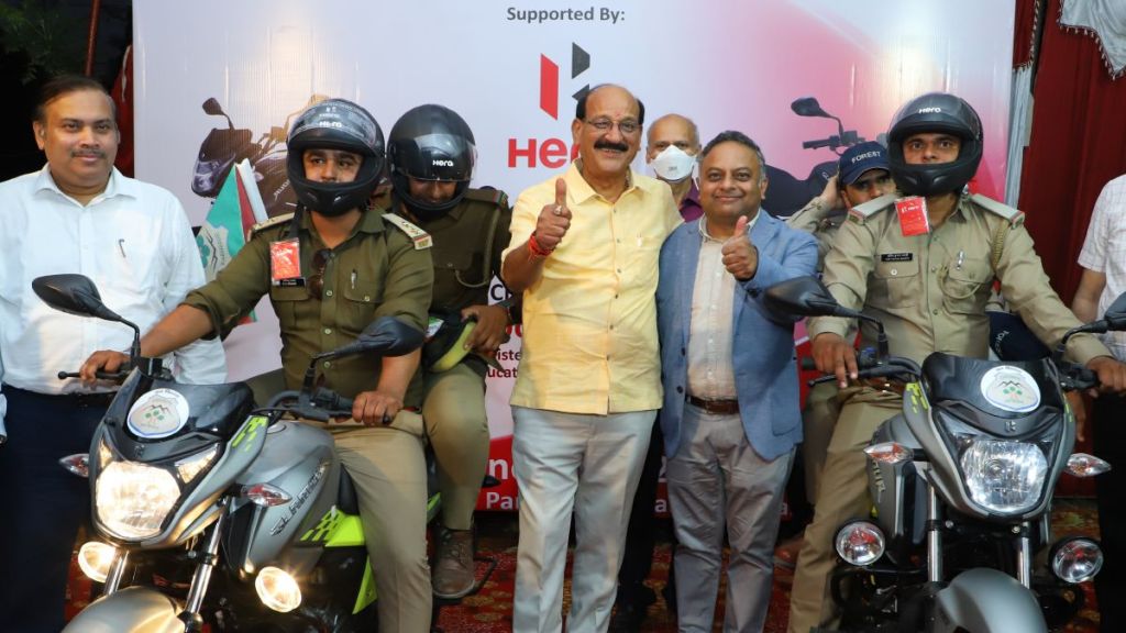 hero motocorp donates 300 motorcycles