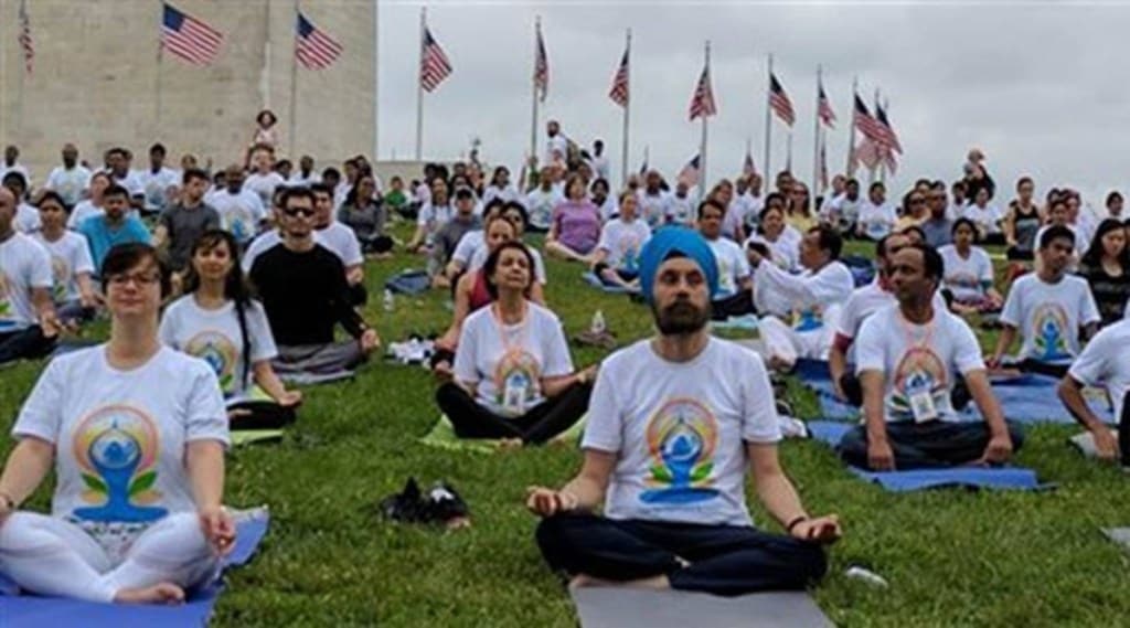 international yoga day in US